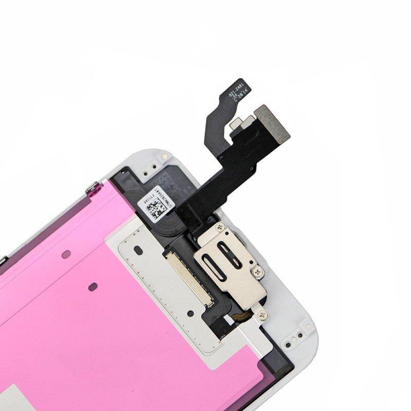 REPLACEMENT FOR IPHONE 6 LCD SCREEN FULL ASSEMBLY WITHOUT HOME BUTTON - WHITE - EXPRESS PARTS -WHOLESALE CELLPHONE REPAIR PARTS