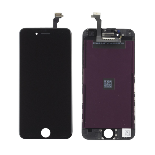 REPLACEMENT FOR IPHONE 6 LCD WITH DIGITIZER ASSEMBLY - BLACK - EXPRESS PARTS -WHOLESALE CELLPHONE REPAIR PARTS