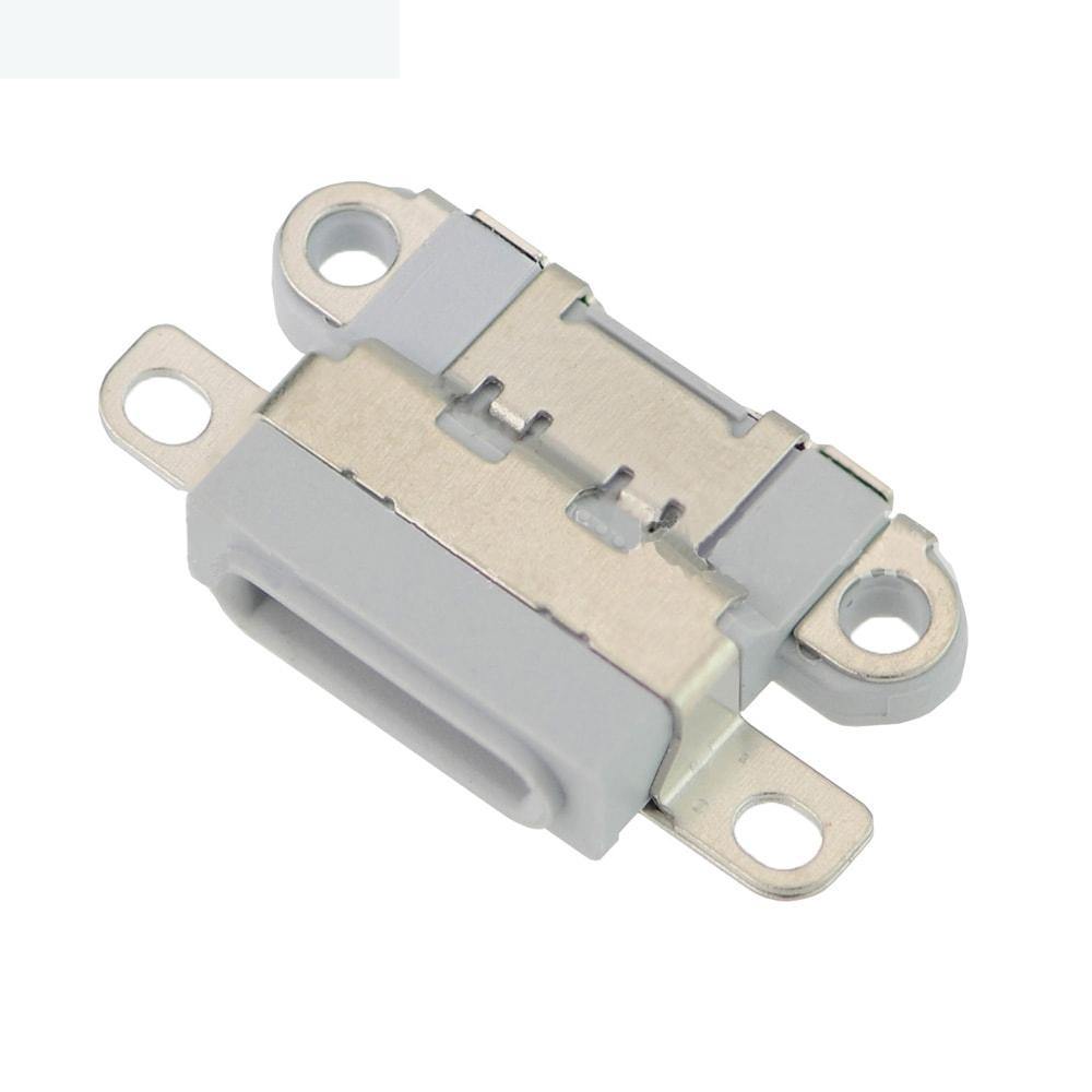 REPLACEMENT FOR IPHONE 6 LIGHT GRAY DOCK CONNECTOR CHARGING PORT - EXPRESS PARTS -WHOLESALE CELLPHONE REPAIR PARTS