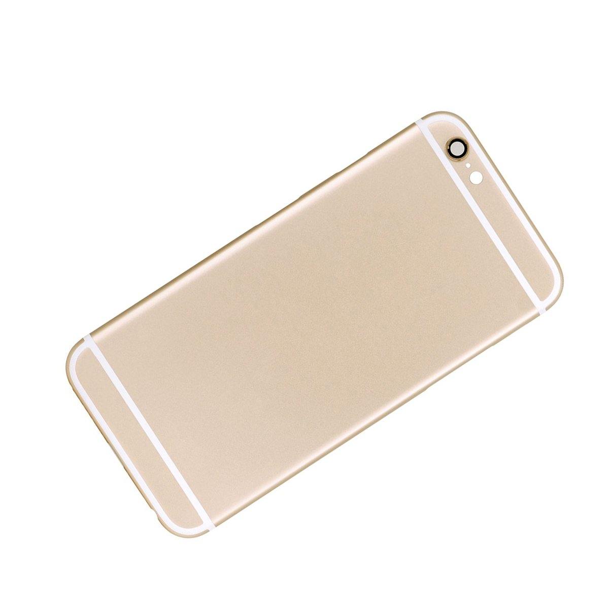 REPLACEMENT FOR IPHONE 6S BACK COVER - GOLD - EXPRESS PARTS -WHOLESALE CELLPHONE REPAIR PARTS