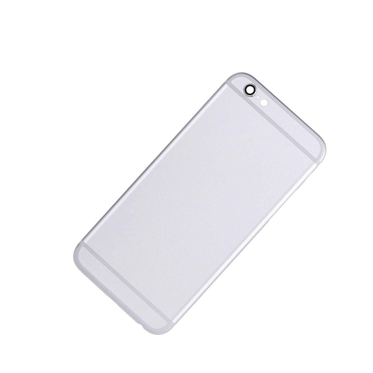 REPLACEMENT FOR IPHONE 6S BACK COVER - SILVER - EXPRESS PARTS -WHOLESALE CELLPHONE REPAIR PARTS