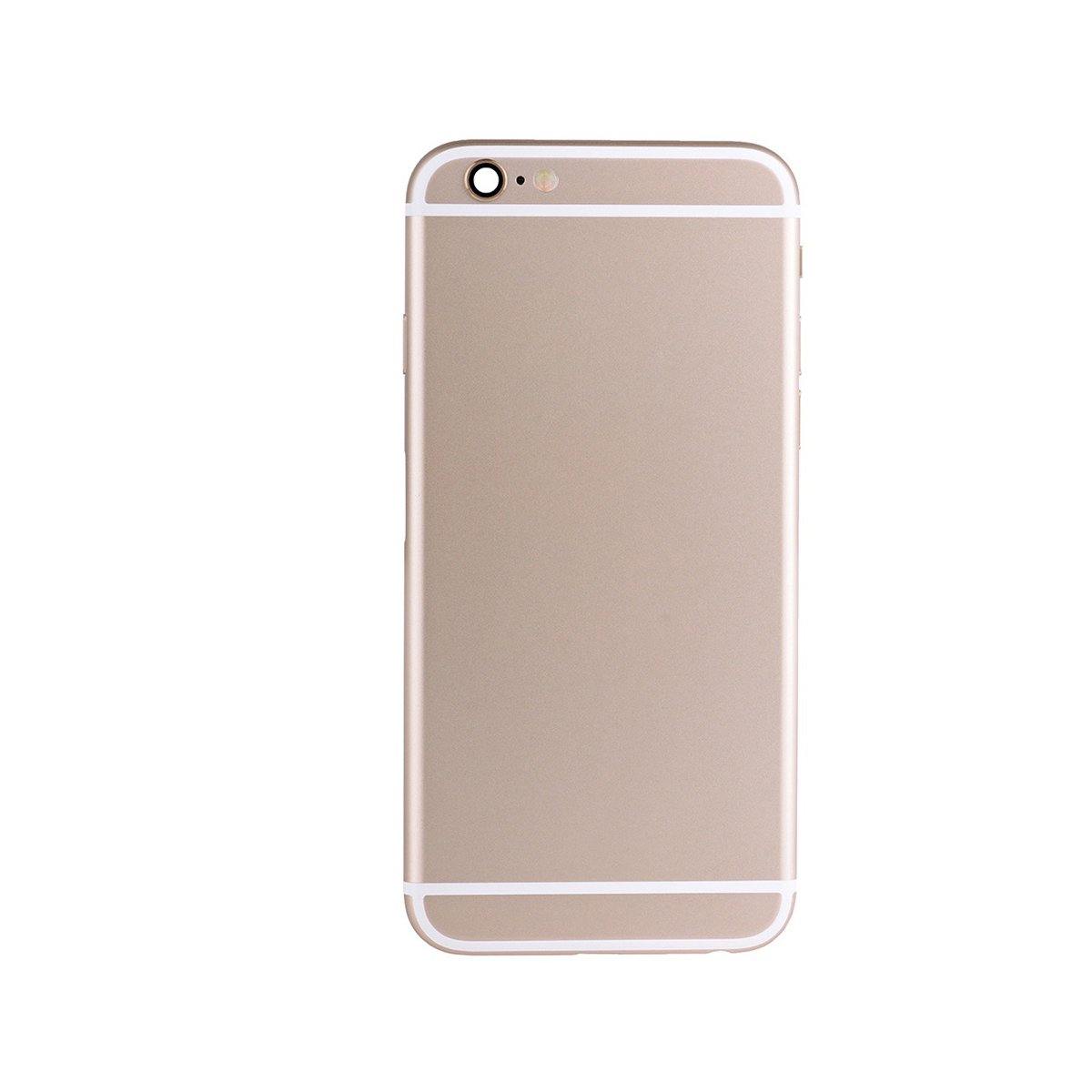 REPLACEMENT FOR IPHONE 6S BACK COVER FULL ASSEMBLY - GOLD - EXPRESS PARTS -WHOLESALE CELLPHONE REPAIR PARTS