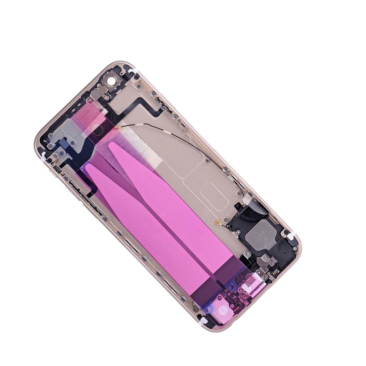 REPLACEMENT FOR IPHONE 6S BACK COVER FULL ASSEMBLY - GOLD - EXPRESS PARTS -WHOLESALE CELLPHONE REPAIR PARTS