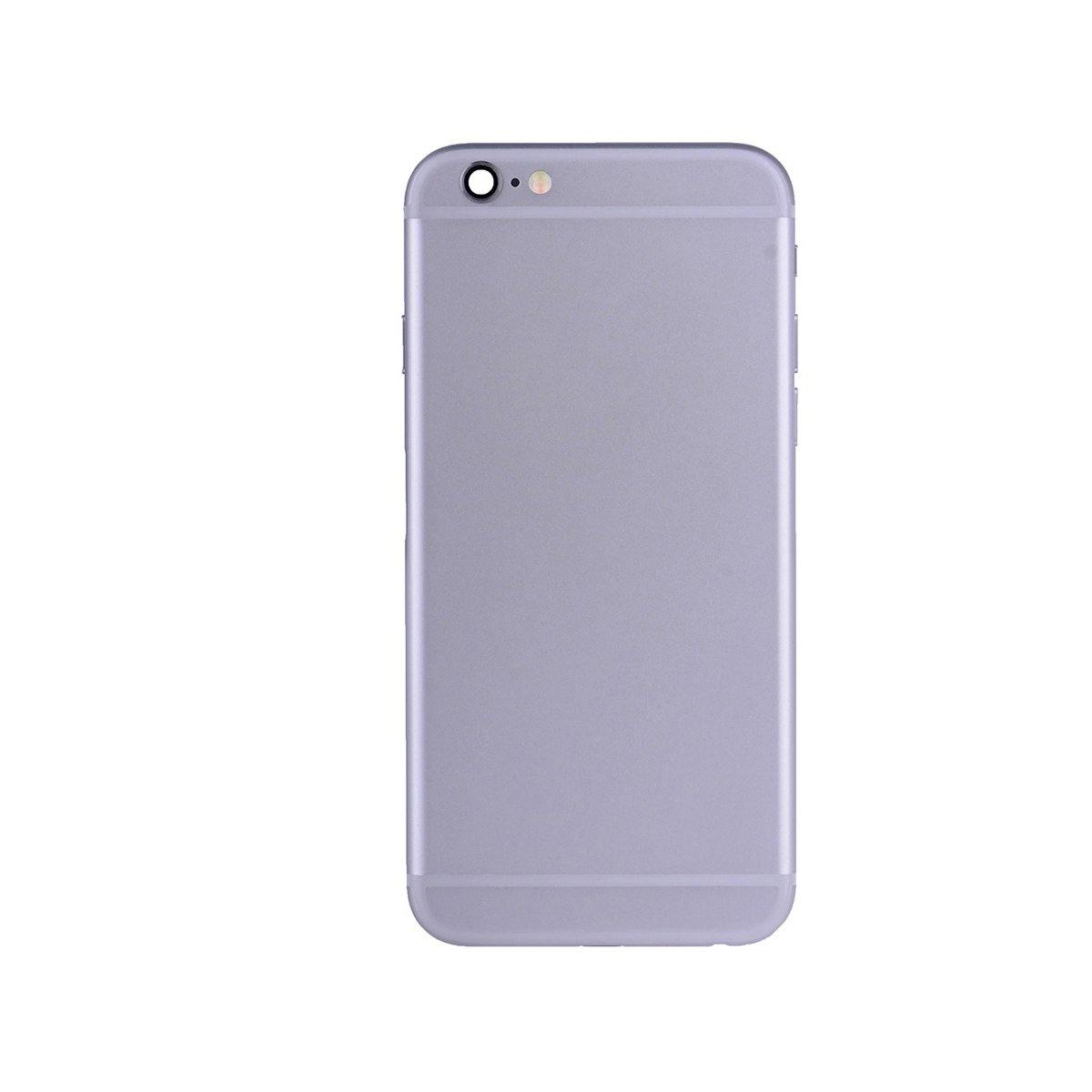 REPLACEMENT FOR IPHONE 6S BACK COVER FULL ASSEMBLY - GREY - EXPRESS PARTS -WHOLESALE CELLPHONE REPAIR PARTS