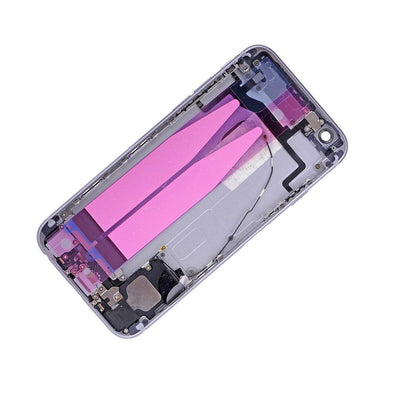 REPLACEMENT FOR IPHONE 6S BACK COVER FULL ASSEMBLY - GREY - EXPRESS PARTS -WHOLESALE CELLPHONE REPAIR PARTS