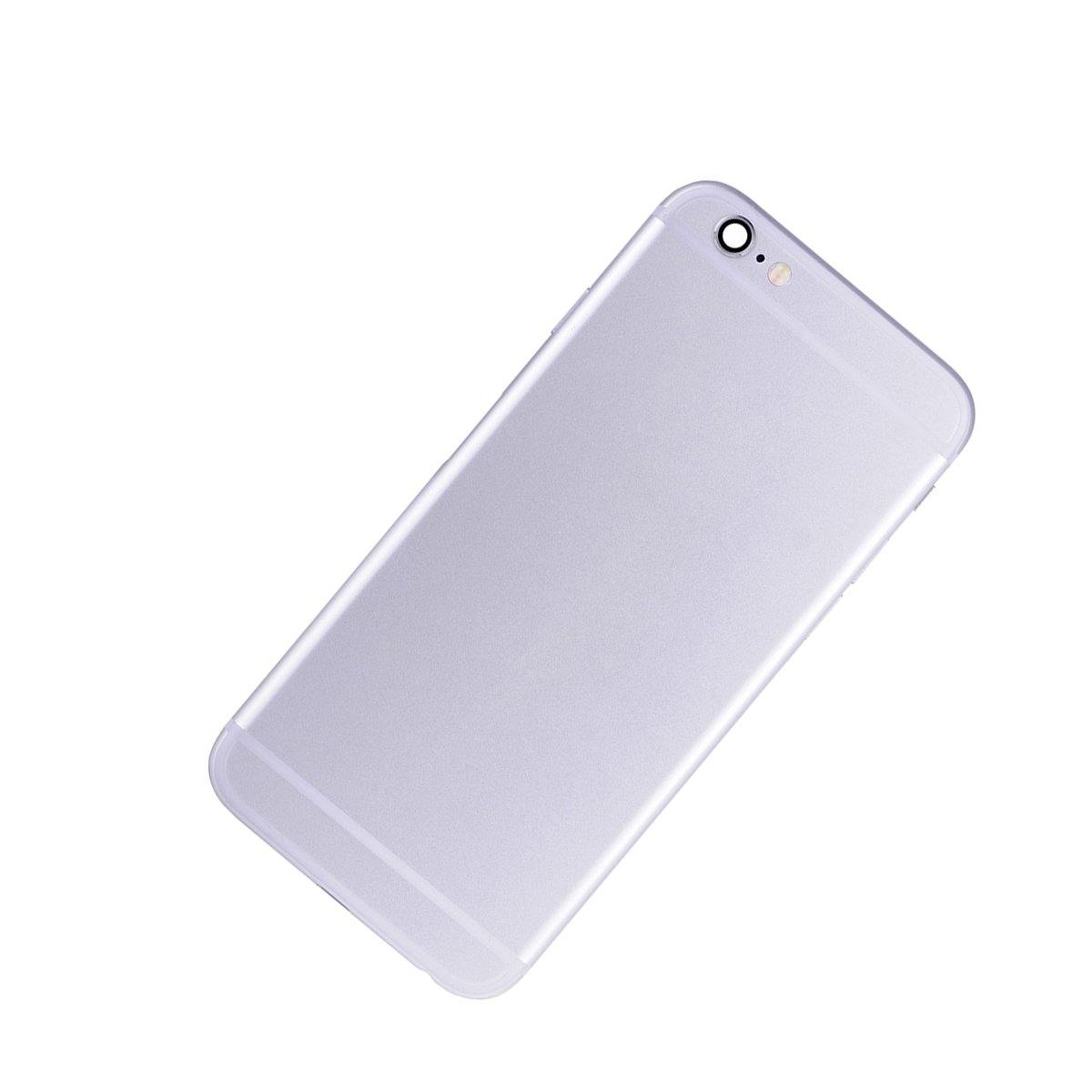 REPLACEMENT FOR IPHONE 6S BACK COVER FULL ASSEMBLY - SILVER - EXPRESS PARTS -WHOLESALE CELLPHONE REPAIR PARTS