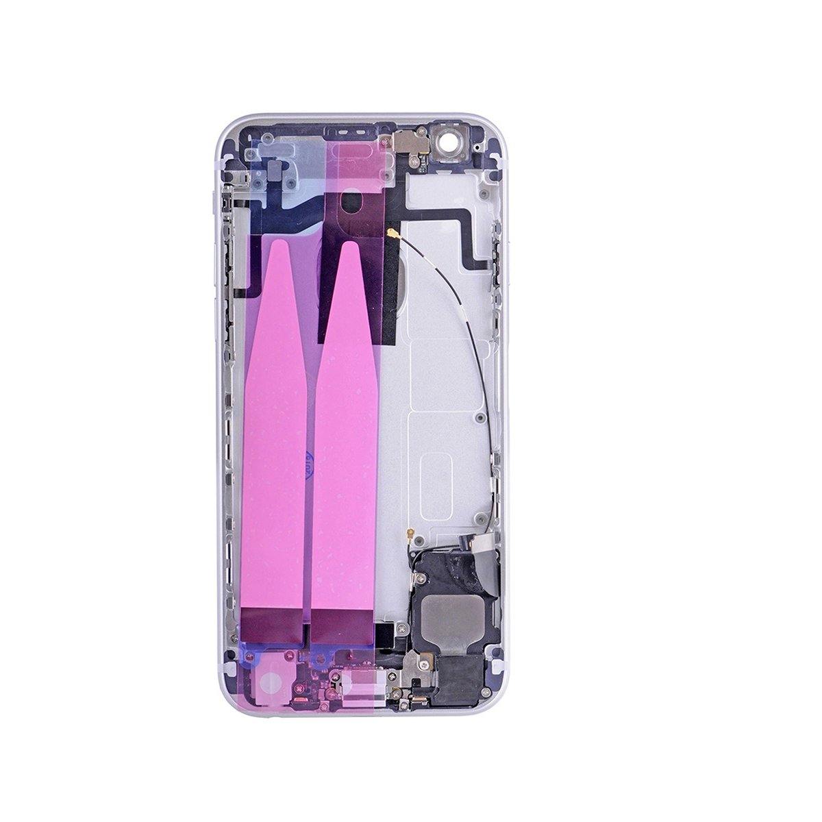 REPLACEMENT FOR IPHONE 6S BACK COVER FULL ASSEMBLY - SILVER - EXPRESS PARTS -WHOLESALE CELLPHONE REPAIR PARTS