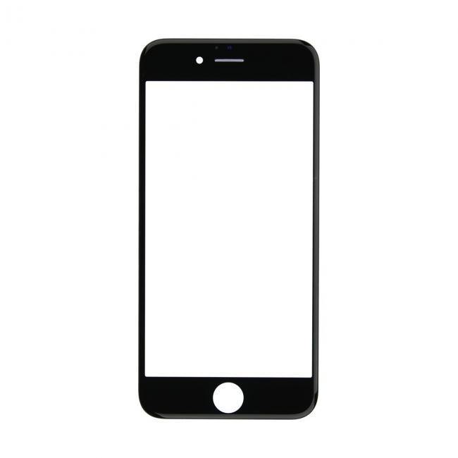 REPLACEMENT FOR IPHONE 6S FRONT GLASS WITH COLD PRESSED FRAME - BLACK - EXPRESS PARTS -WHOLESALE CELLPHONE REPAIR PARTS