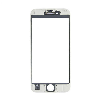 REPLACEMENT FOR IPHONE 6S FRONT GLASS WITH COLD PRESSED FRAME - WHITE - EXPRESS PARTS -WHOLESALE CELLPHONE REPAIR PARTS