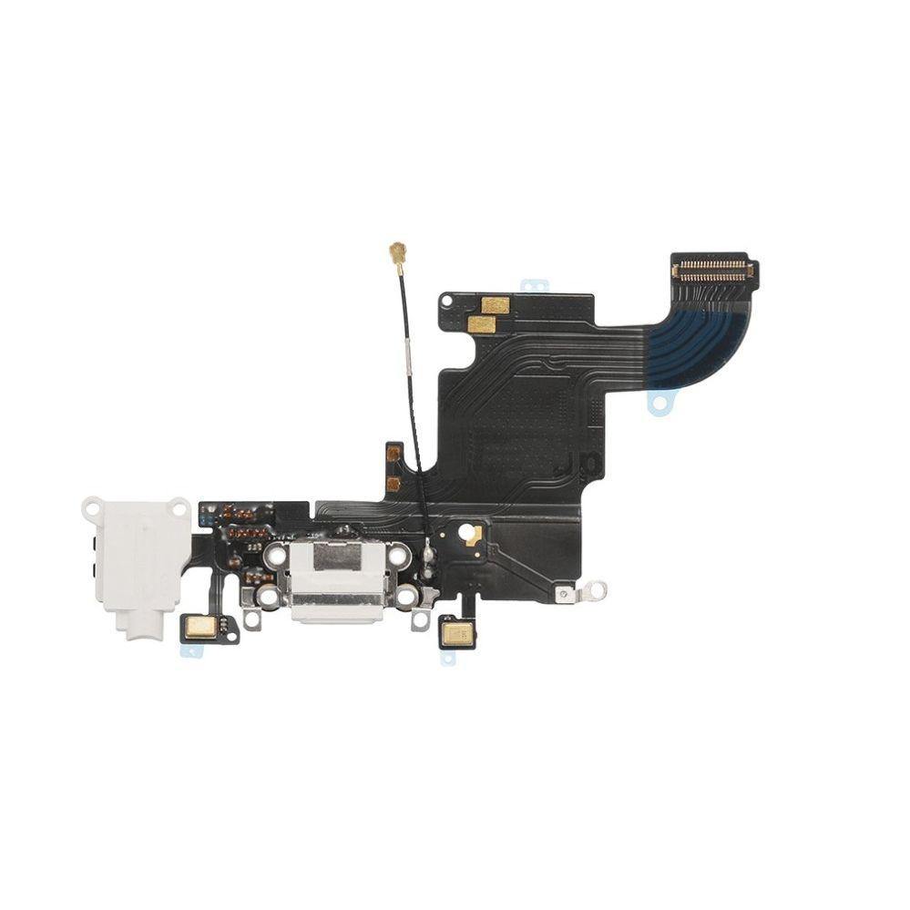 REPLACEMENT FOR IPHONE 6S HEADPHONE JACK WITH CHARGING CONNECTOR FLEX CABLE - DARK GREY - EXPRESS PARTS -WHOLESALE CELLPHONE REPAIR PARTS