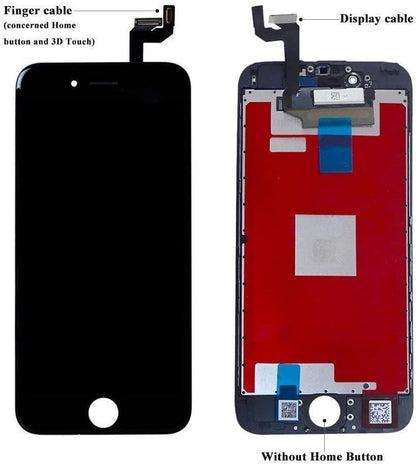 REPLACEMENT FOR IPHONE 6S LCD SCREEN AND DIGITIZER ASSEMBLY - WHITE - EXPRESS PARTS -WHOLESALE CELLPHONE REPAIR PARTS