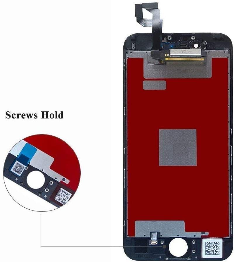 REPLACEMENT FOR IPHONE 6S LCD SCREEN AND DIGITIZER ASSEMBLY - WHITE - EXPRESS PARTS -WHOLESALE CELLPHONE REPAIR PARTS