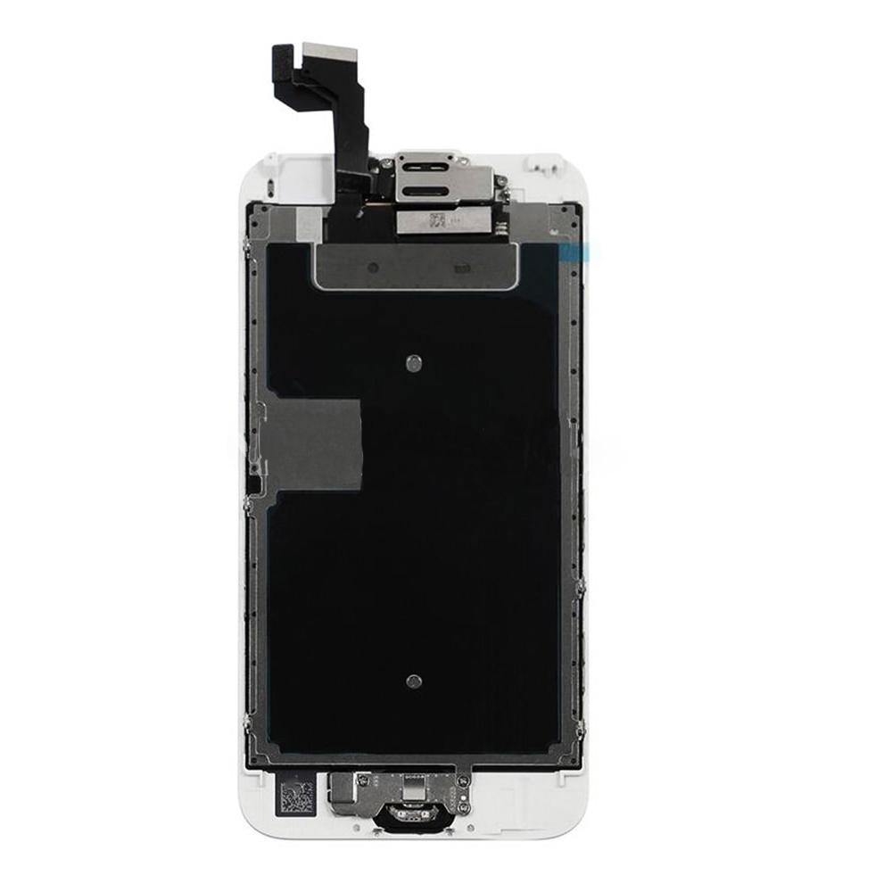 REPLACEMENT FOR IPHONE 6S LCD SCREEN FULL ASSEMBLY WITH GOLD RING HOME BUTTON - WHITE - EXPRESS PARTS -WHOLESALE CELLPHONE REPAIR PARTS