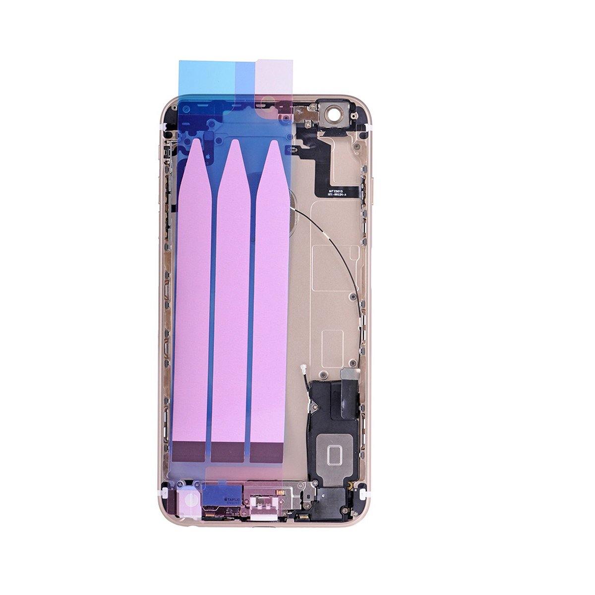 REPLACEMENT FOR IPHONE 6S PLUS BACK COVER FULL ASSEMBLY - GOLD - EXPRESS PARTS -WHOLESALE CELLPHONE REPAIR PARTS