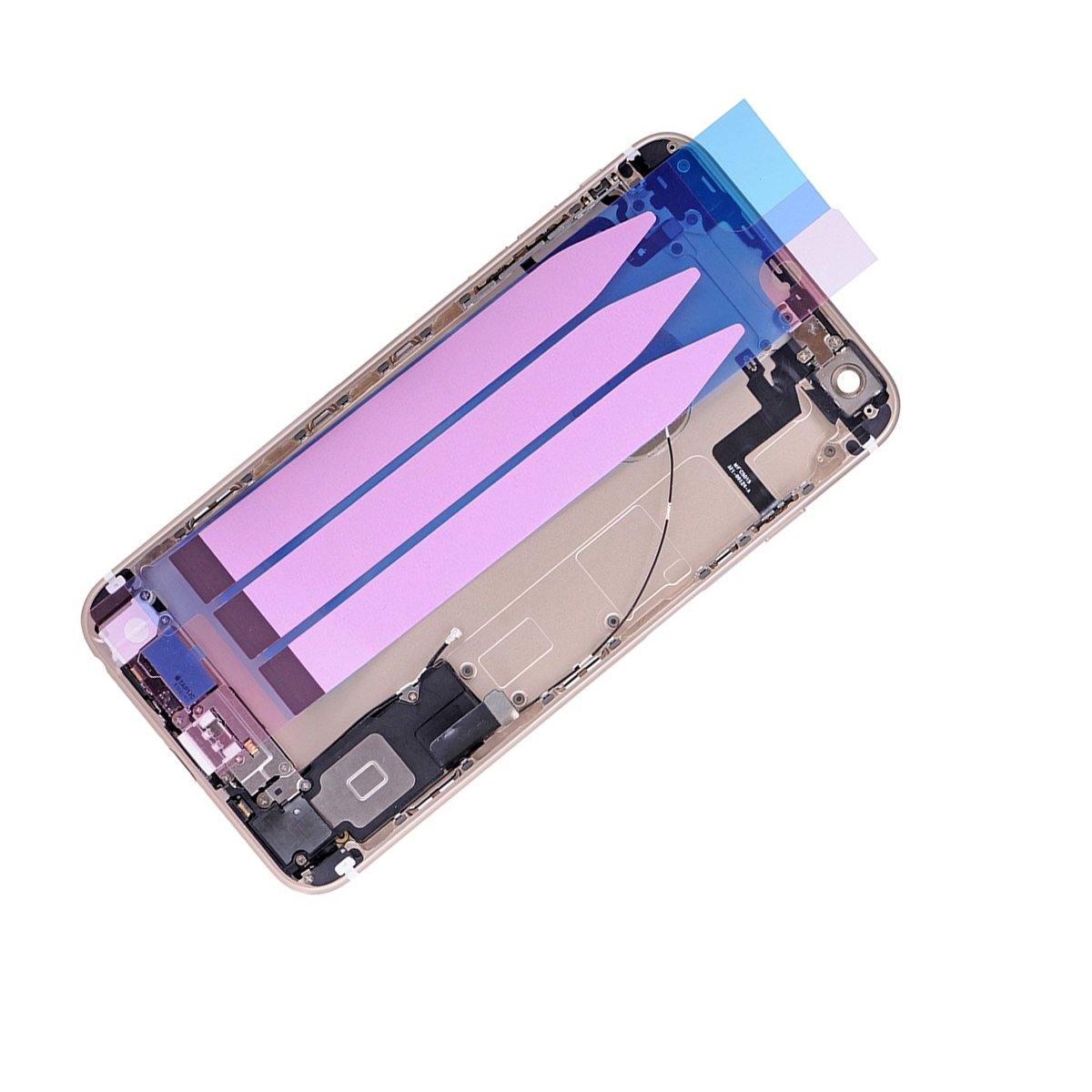 REPLACEMENT FOR IPHONE 6S PLUS BACK COVER FULL ASSEMBLY - GOLD - EXPRESS PARTS -WHOLESALE CELLPHONE REPAIR PARTS