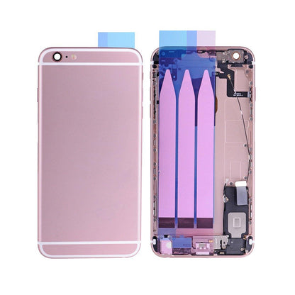 REPLACEMENT FOR IPHONE 6S PLUS BACK COVER FULL ASSEMBLY - ROSE - EXPRESS PARTS -WHOLESALE CELLPHONE REPAIR PARTS