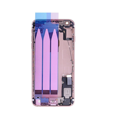 REPLACEMENT FOR IPHONE 6S PLUS BACK COVER FULL ASSEMBLY - ROSE - EXPRESS PARTS -WHOLESALE CELLPHONE REPAIR PARTS