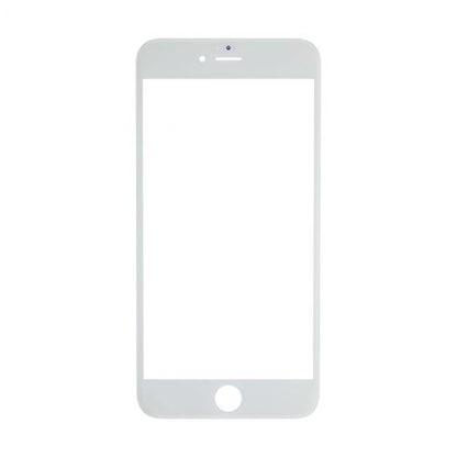 REPLACEMENT FOR IPHONE 6S PLUS FRONT GLASS WITH COLD PRESSED FRAME - WHITE - EXPRESS PARTS -WHOLESALE CELLPHONE REPAIR PARTS