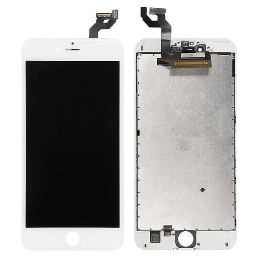 REPLACEMENT FOR IPHONE 6S PLUS LCD SCREEN AND DIGITIZER ASSEMBLY - WHITE - EXPRESS PARTS -WHOLESALE CELLPHONE REPAIR PARTS