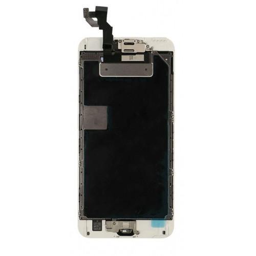 REPLACEMENT FOR IPHONE 6S PLUS LCD SCREEN FULL ASSEMBLY WITH ROSE RING HOME BUTTON - WHITE - EXPRESS PARTS -WHOLESALE CELLPHONE REPAIR PARTS