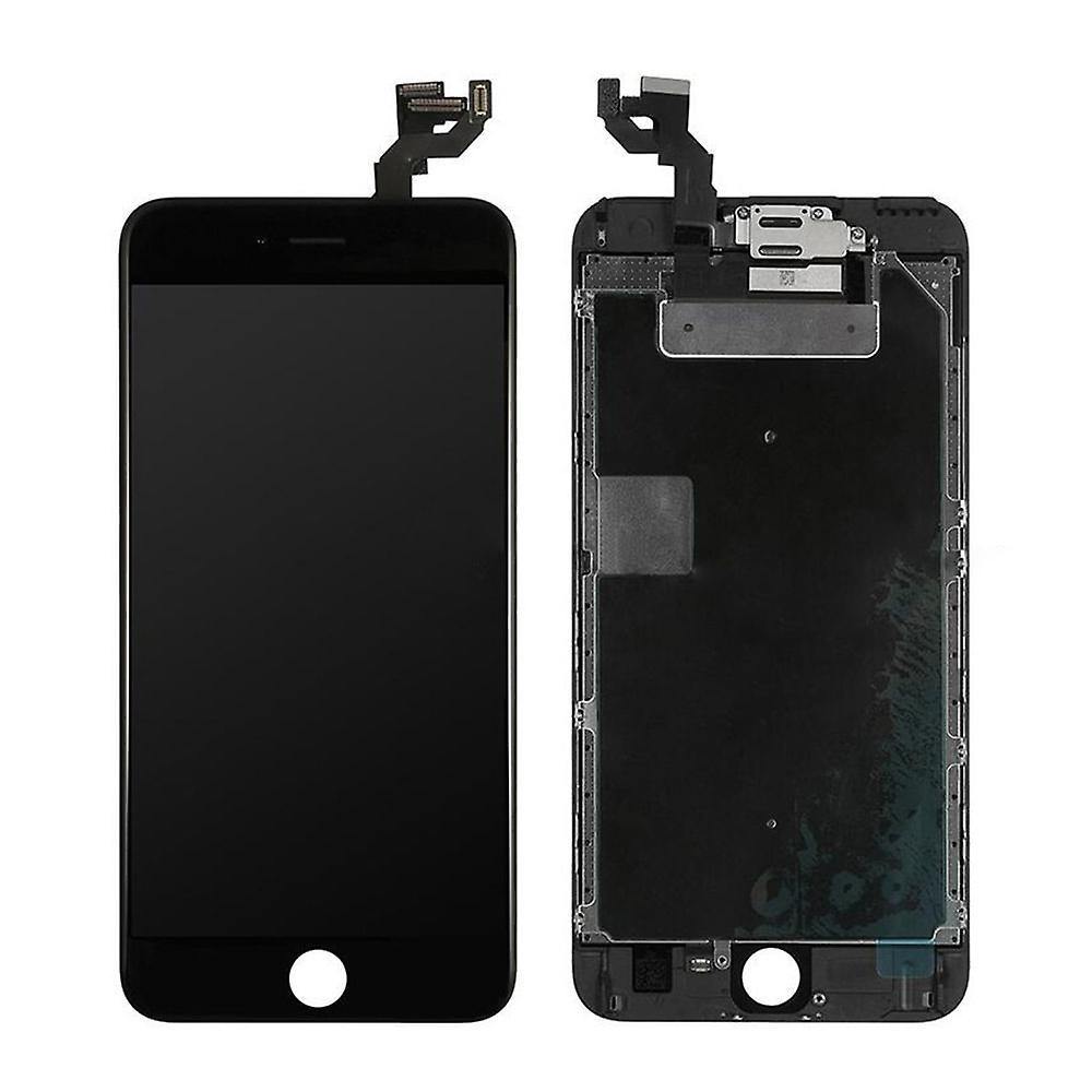 REPLACEMENT FOR IPHONE 6S PLUS LCD SCREEN FULL ASSEMBLY WITHOUT HOME BUTTON - BLACK - EXPRESS PARTS -WHOLESALE CELLPHONE REPAIR PARTS