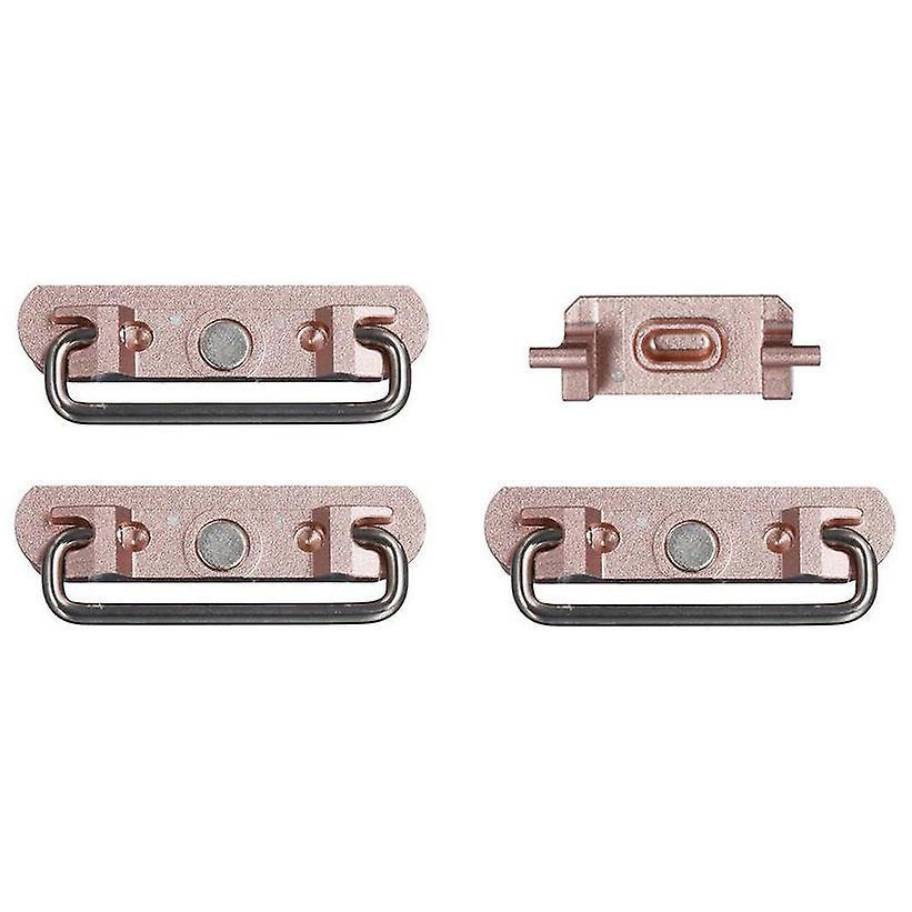 REPLACEMENT FOR IPHONE 6S PLUS SIDE BUTTONS SET - ROSE - EXPRESS PARTS -WHOLESALE CELLPHONE REPAIR PARTS