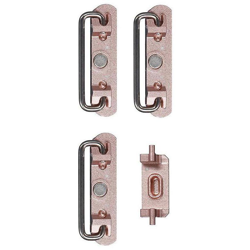 REPLACEMENT FOR IPHONE 6S PLUS SIDE BUTTONS SET - ROSE - EXPRESS PARTS -WHOLESALE CELLPHONE REPAIR PARTS