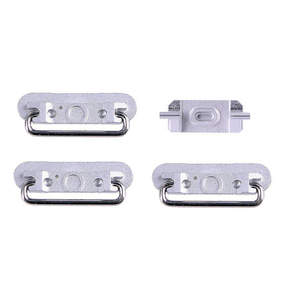 REPLACEMENT FOR IPHONE 6S PLUS SIDE BUTTONS SET - SILVER - EXPRESS PARTS -WHOLESALE CELLPHONE REPAIR PARTS