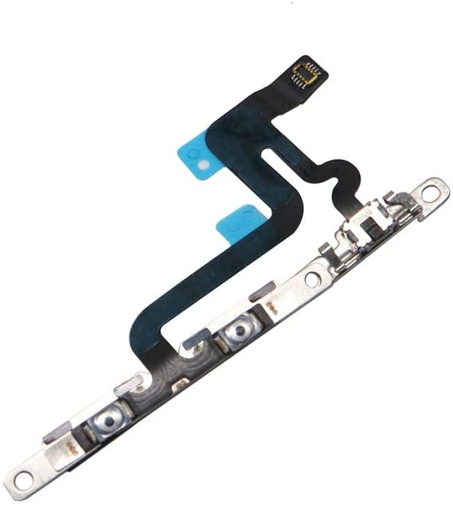 REPLACEMENT FOR IPHONE 6S PLUS VOLUME BUTTON FLEX CABLE WITH METAL BRACKET ASSEMBLY - EXPRESS PARTS -WHOLESALE CELLPHONE REPAIR PARTS