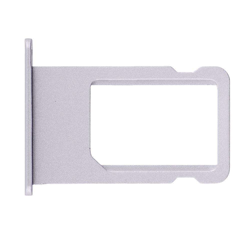 REPLACEMENT FOR IPHONE 6S SIM CARD TRAY - SILVER - EXPRESS PARTS -WHOLESALE CELLPHONE REPAIR PARTS