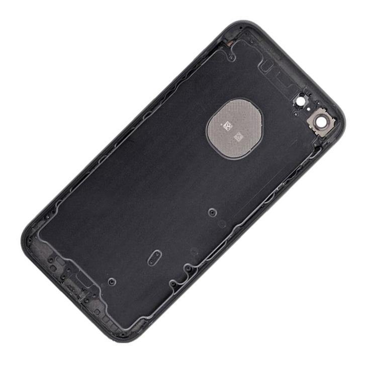 REPLACEMENT FOR IPHONE 7 BACK COVER - BLACK - EXPRESS PARTS -WHOLESALE CELLPHONE REPAIR PARTS