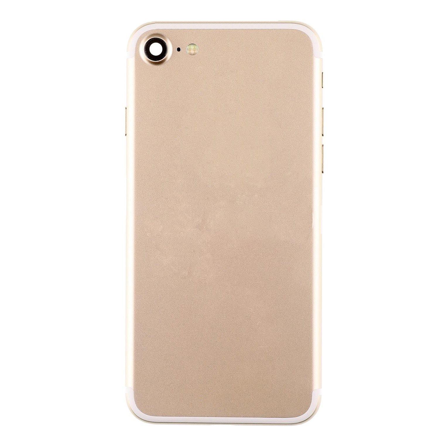 REPLACEMENT FOR IPHONE 7 BACK COVER FULL ASSEMBLY - GOLD - EXPRESS PARTS -WHOLESALE CELLPHONE REPAIR PARTS