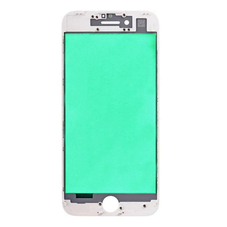 REPLACEMENT FOR IPHONE 7 FRONT GLASS WITH COLD PRESSED FRAME - WHITE - EXPRESS PARTS -WHOLESALE CELLPHONE REPAIR PARTS