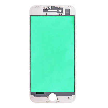 REPLACEMENT FOR IPHONE 7 FRONT GLASS WITH COLD PRESSED FRAME - WHITE - EXPRESS PARTS -WHOLESALE CELLPHONE REPAIR PARTS