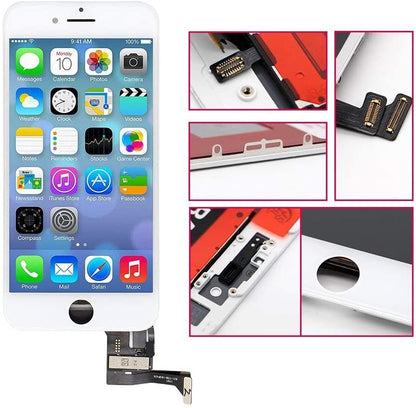 REPLACEMENT FOR IPHONE 7 LCD SCREEN AND DIGITIZER ASSEMBLY - WHITE
