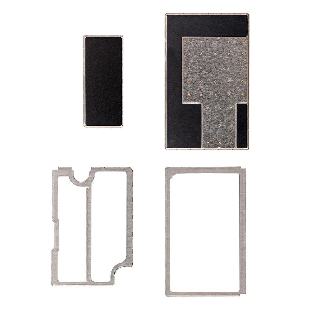 REPLACEMENT FOR IPHONE 7 PCB EMI SHIELDS 4PCS/SET - EXPRESS PARTS -WHOLESALE CELLPHONE REPAIR PARTS