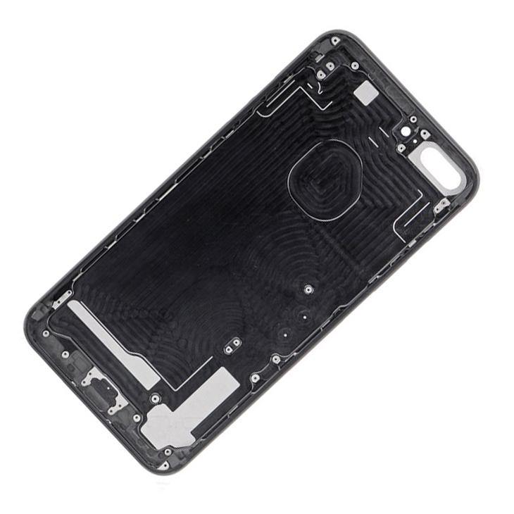 REPLACEMENT FOR IPHONE 7 PLUS BACK COVER - JET BLACK - EXPRESS PARTS -WHOLESALE CELLPHONE REPAIR PARTS