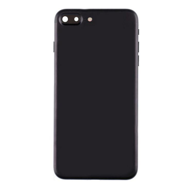 REPLACEMENT FOR IPHONE 7 PLUS BACK COVER FULL ASSEMBLY - BLACK - EXPRESS PARTS -WHOLESALE CELLPHONE REPAIR PARTS