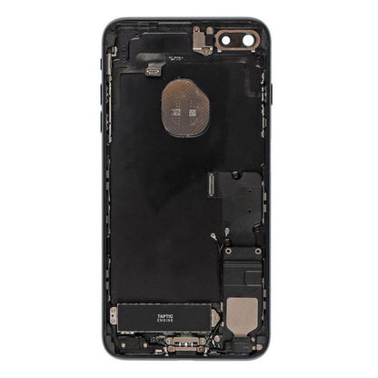 REPLACEMENT FOR IPHONE 7 PLUS BACK COVER FULL ASSEMBLY - BLACK - EXPRESS PARTS -WHOLESALE CELLPHONE REPAIR PARTS