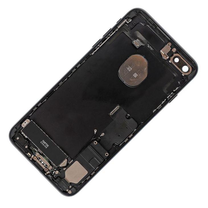 REPLACEMENT FOR IPHONE 7 PLUS BACK COVER FULL ASSEMBLY - BLACK - EXPRESS PARTS -WHOLESALE CELLPHONE REPAIR PARTS