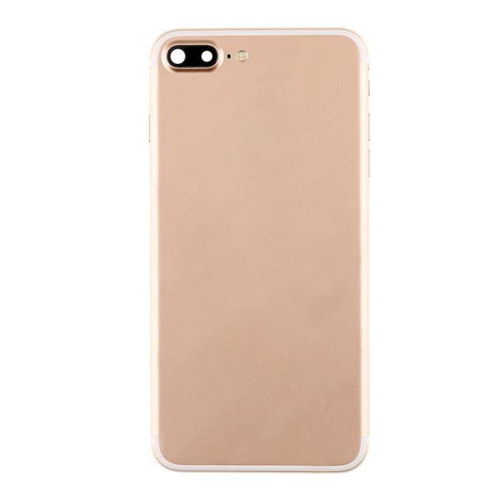 REPLACEMENT FOR IPHONE 7 PLUS BACK COVER FULL ASSEMBLY - GOLD - EXPRESS PARTS -WHOLESALE CELLPHONE REPAIR PARTS