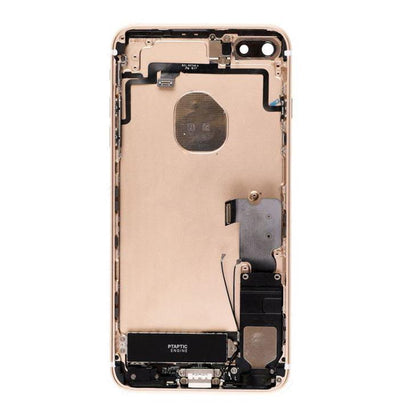 REPLACEMENT FOR IPHONE 7 PLUS BACK COVER FULL ASSEMBLY - GOLD - EXPRESS PARTS -WHOLESALE CELLPHONE REPAIR PARTS