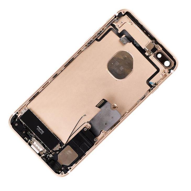 REPLACEMENT FOR IPHONE 7 PLUS BACK COVER FULL ASSEMBLY - GOLD - EXPRESS PARTS -WHOLESALE CELLPHONE REPAIR PARTS