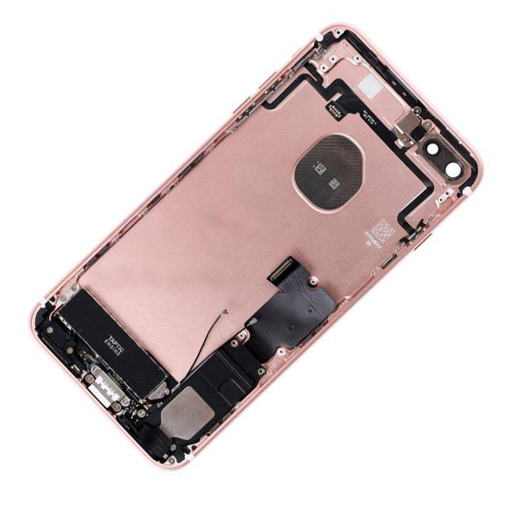 REPLACEMENT FOR IPHONE 7 PLUS BACK COVER FULL ASSEMBLY - ROSE - EXPRESS PARTS -WHOLESALE CELLPHONE REPAIR PARTS