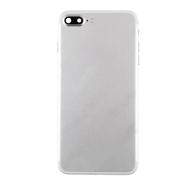 REPLACEMENT FOR IPHONE 7 PLUS BACK COVER FULL ASSEMBLY - SILVER - EXPRESS PARTS -WHOLESALE CELLPHONE REPAIR PARTS