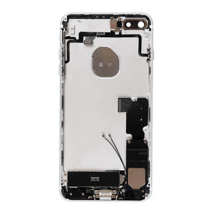 REPLACEMENT FOR IPHONE 7 PLUS BACK COVER FULL ASSEMBLY - SILVER - EXPRESS PARTS -WHOLESALE CELLPHONE REPAIR PARTS