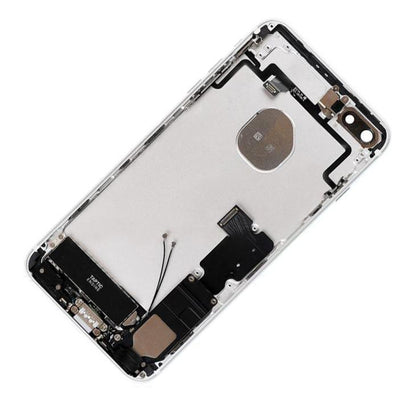 REPLACEMENT FOR IPHONE 7 PLUS BACK COVER FULL ASSEMBLY - SILVER - EXPRESS PARTS -WHOLESALE CELLPHONE REPAIR PARTS