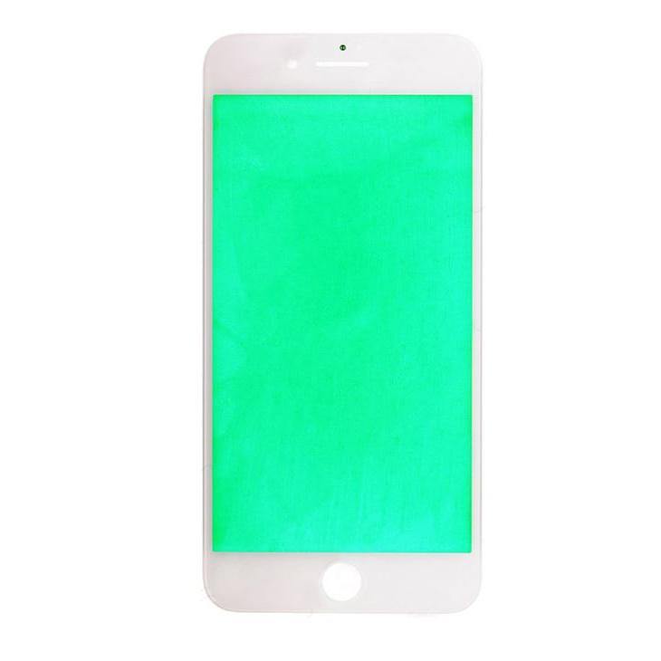 REPLACEMENT FOR IPHONE 7 PLUS FRONT GLASS WITH COLD PRESSED FRAME - WHITE - EXPRESS PARTS -WHOLESALE CELLPHONE REPAIR PARTS