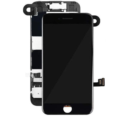 REPLACEMENT FOR IPHONE 7 PLUS LCD SCREEN FULL ASSEMBLY WITHOUT HOME BUTTON - BLACK - EXPRESS PARTS -WHOLESALE CELLPHONE REPAIR PARTS