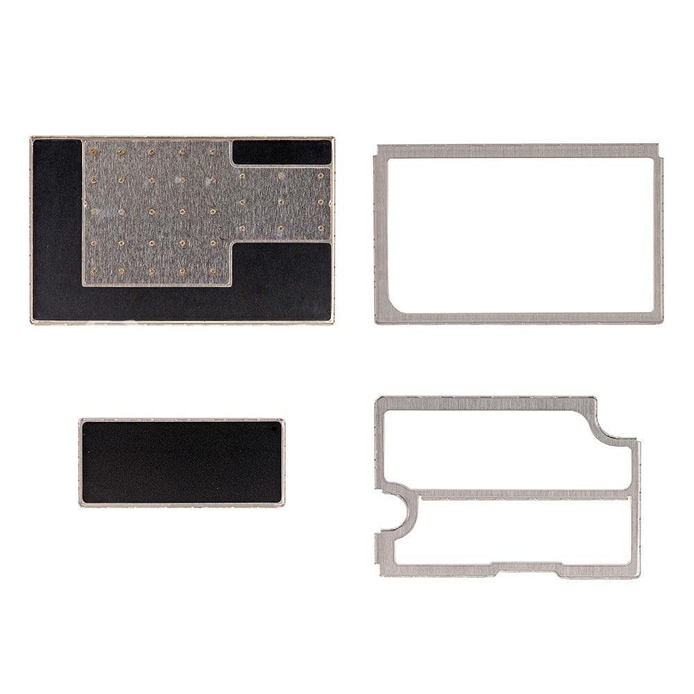 REPLACEMENT FOR IPHONE 7 PLUS PCB EMI SHIELDS 4PCS/SET - EXPRESS PARTS -WHOLESALE CELLPHONE REPAIR PARTS